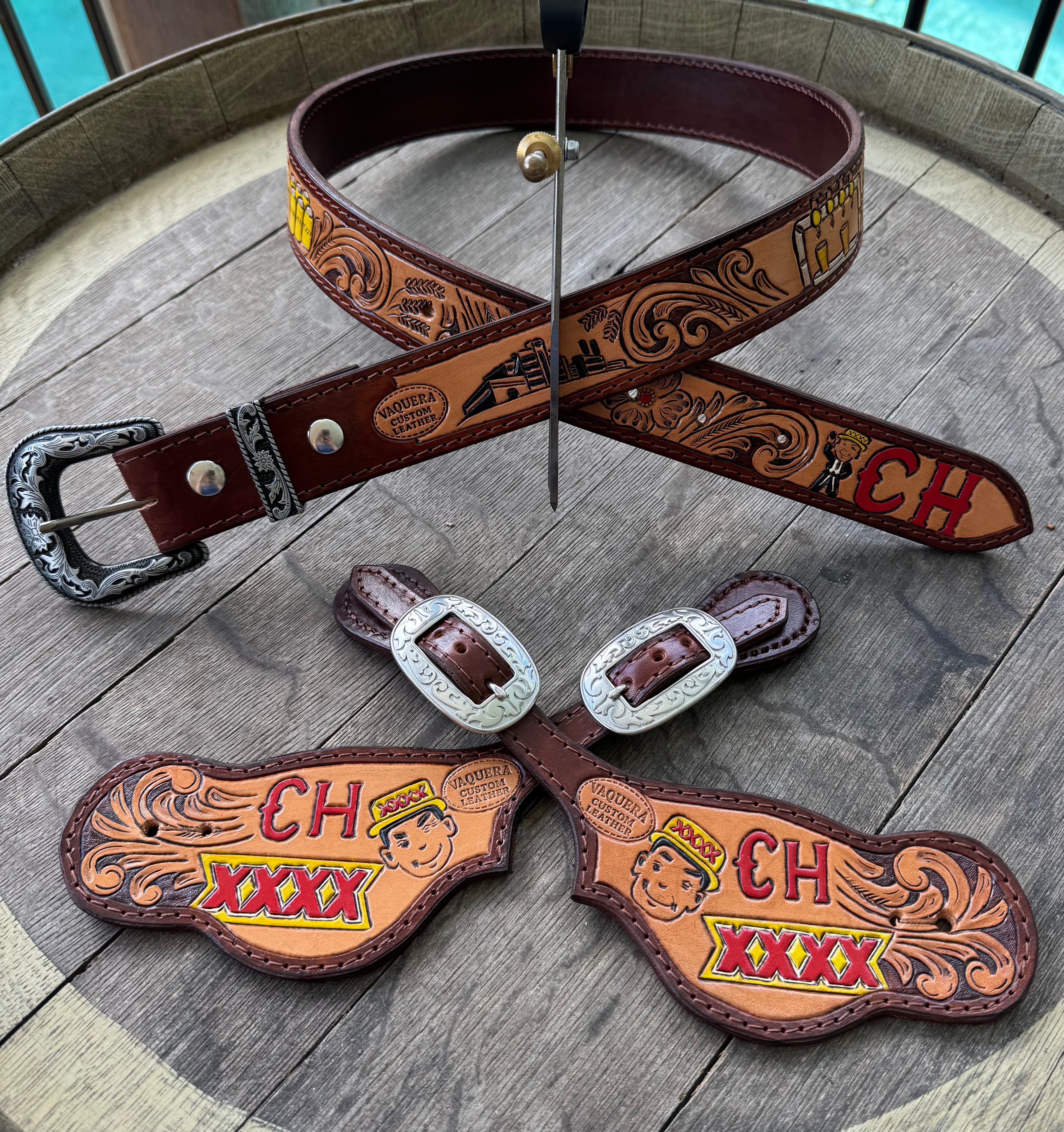 Custom Spur Straps